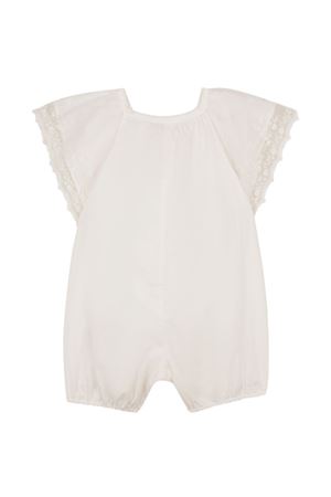 Cream lace romper and headband set CHLOÉ KIDS | C20928117
